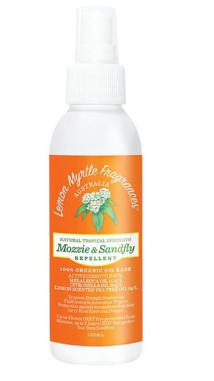 Lemon Myrtle Fragrances Mozzie & Sandfly Repellent