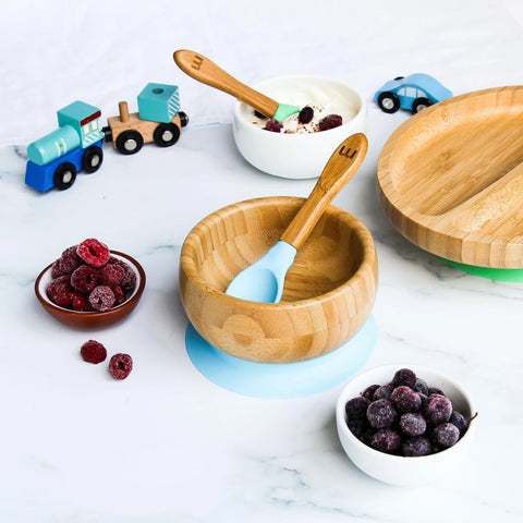Munch Eco Hero Baby Suction Bowl Mixed Colours