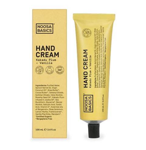 Noosa Basics Hand Cream – Kakadu Plum & Vanilla 100ml