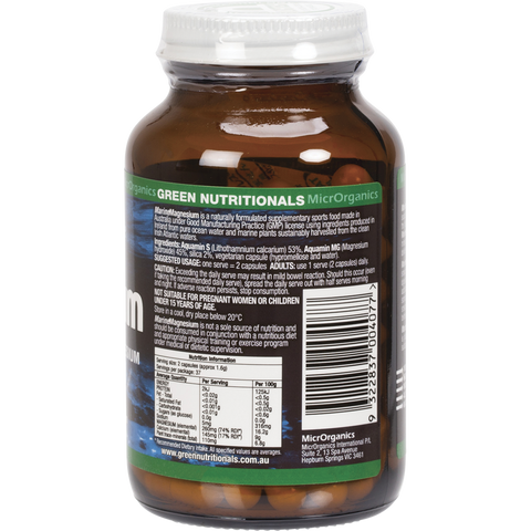 Green Nutritionals Marine Magnesium Vegan 60 & 120 Capsules
