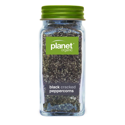Planet Organic Spices Cracked Peppercorns 55g