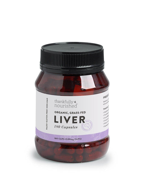 Thankfully Nourished Liver Capsules 180 caps