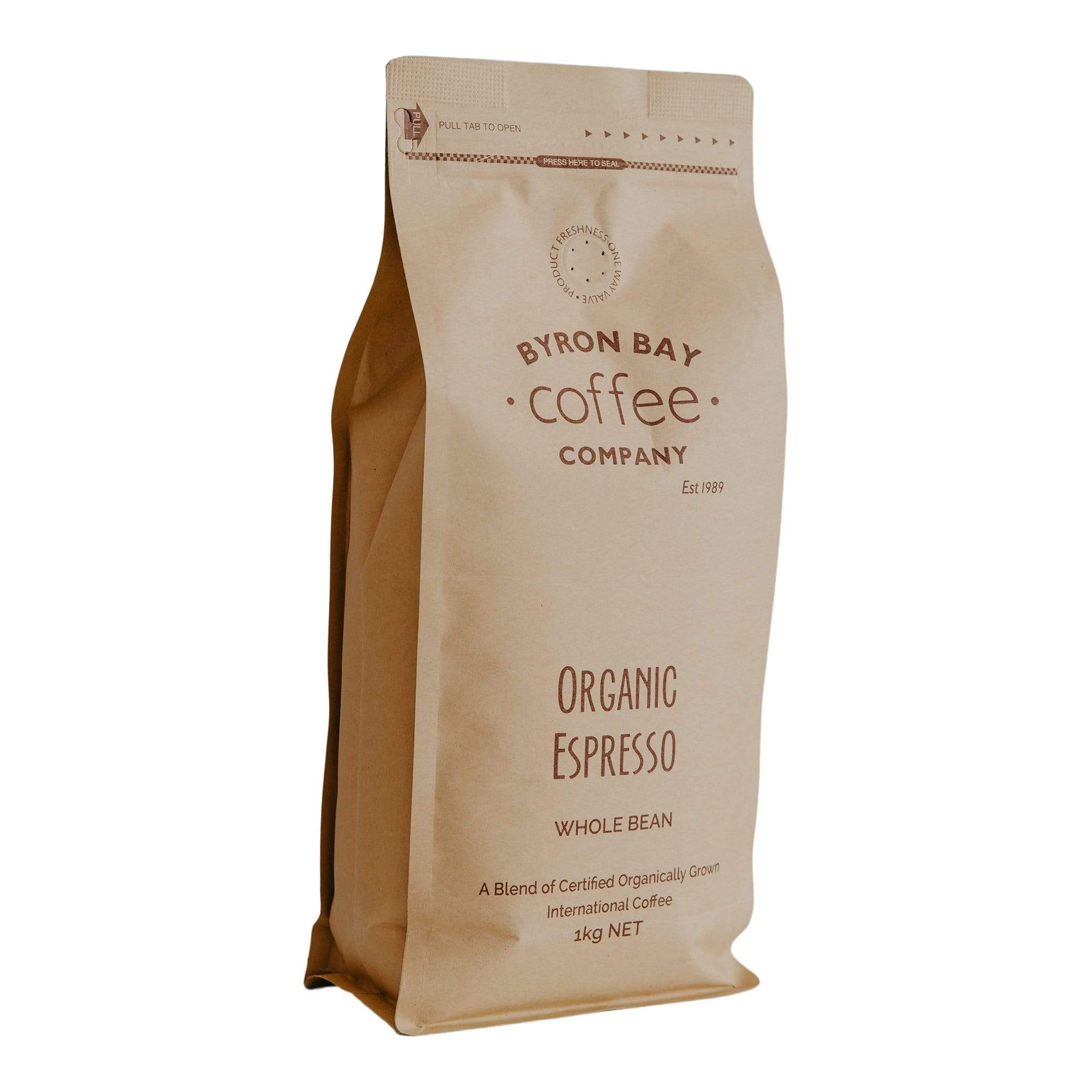 Byron Bay Coffee Company Certified Organic - MYCOTOXIN FREE - Espresso ...