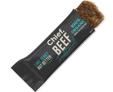 Chief Grass Fed Beef Bar - Traditional Beef 40g