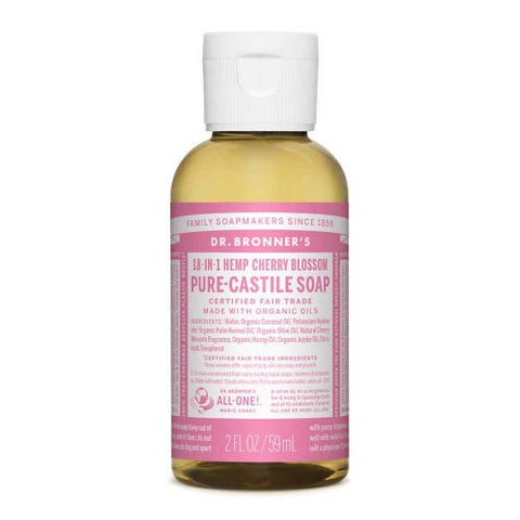 Dr. Bronner's Pure-Castile Soap Liquid (Hemp 18-in-1) Cherry Blossom
