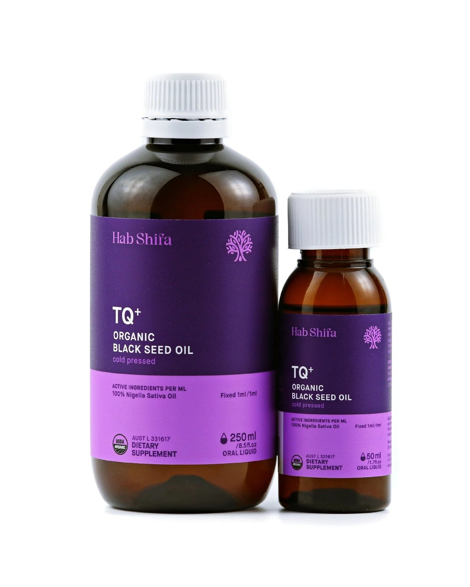 Hab Shifa - TQ+ Organic Black Seed Oil 50ml & 250ml