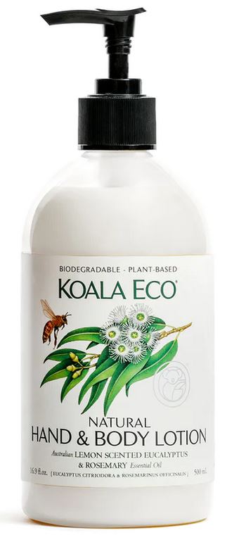 Koala Eco Hand And Body Lotion Lemon Scented Eucalyptus & Rosemary 500ml