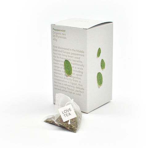 Love Tea Peppermint Pyramid Bags 20