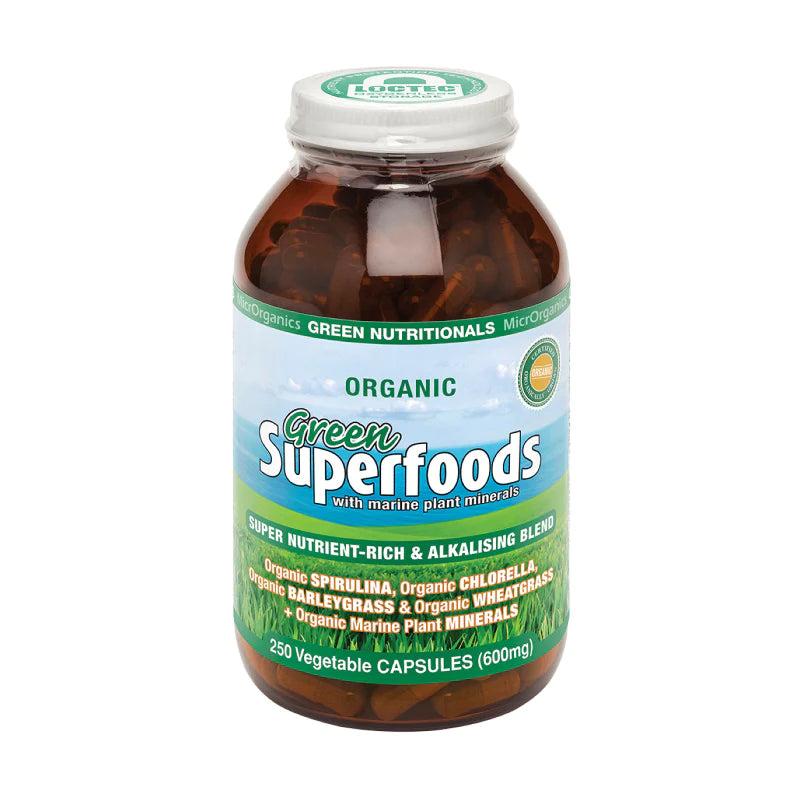 Green Nutritionals ~ Green Superfoods 120 & 250 Capsules