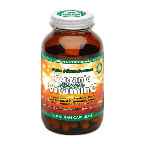 Organic Green Vitamin C Vegan Capsules