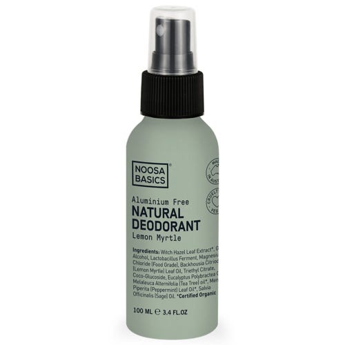 Noosa Basics Natural Deodorant Spray - various scents 100ml