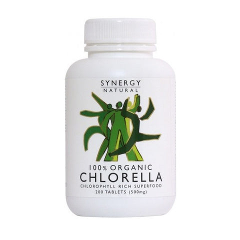 Synergy Organic Chlorella - 200 Tablets 500mg