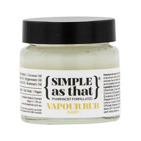 SIMPLE as that Vapour Rub Baby ~ 50g