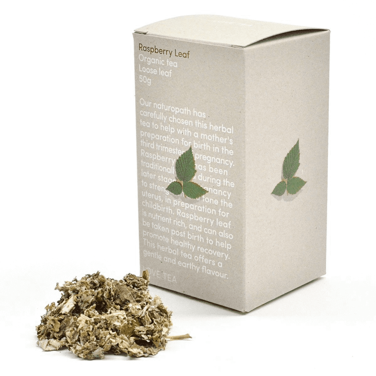 Love Tea Organic Raspberry Leaf Tea Loose Leaf 50g β Jivita.com.au