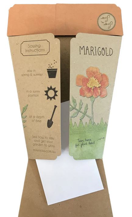 SOW 'N SOW Gift of Seeds Marigolds