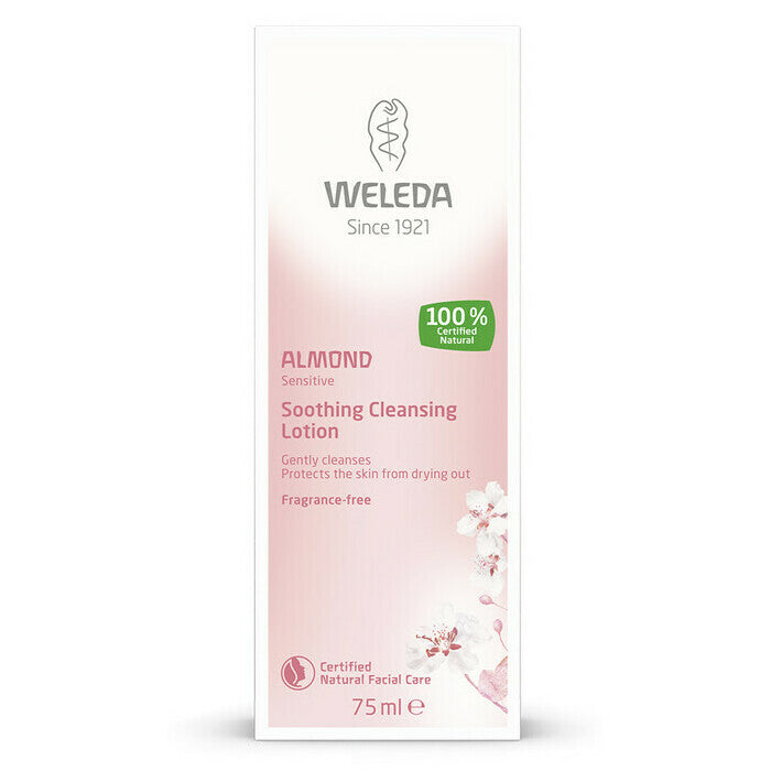 Weleda almond soothing deals cleansing lotion 75 ml